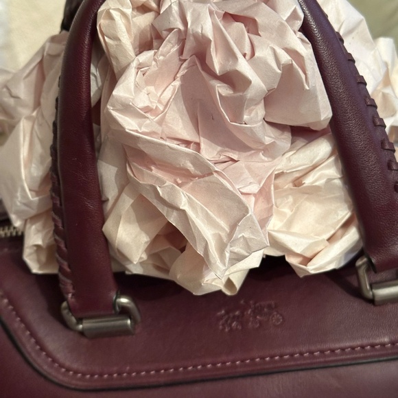 Coach Ace Satchel Glovetanned Leather Burgundy - Picture 8 of 14